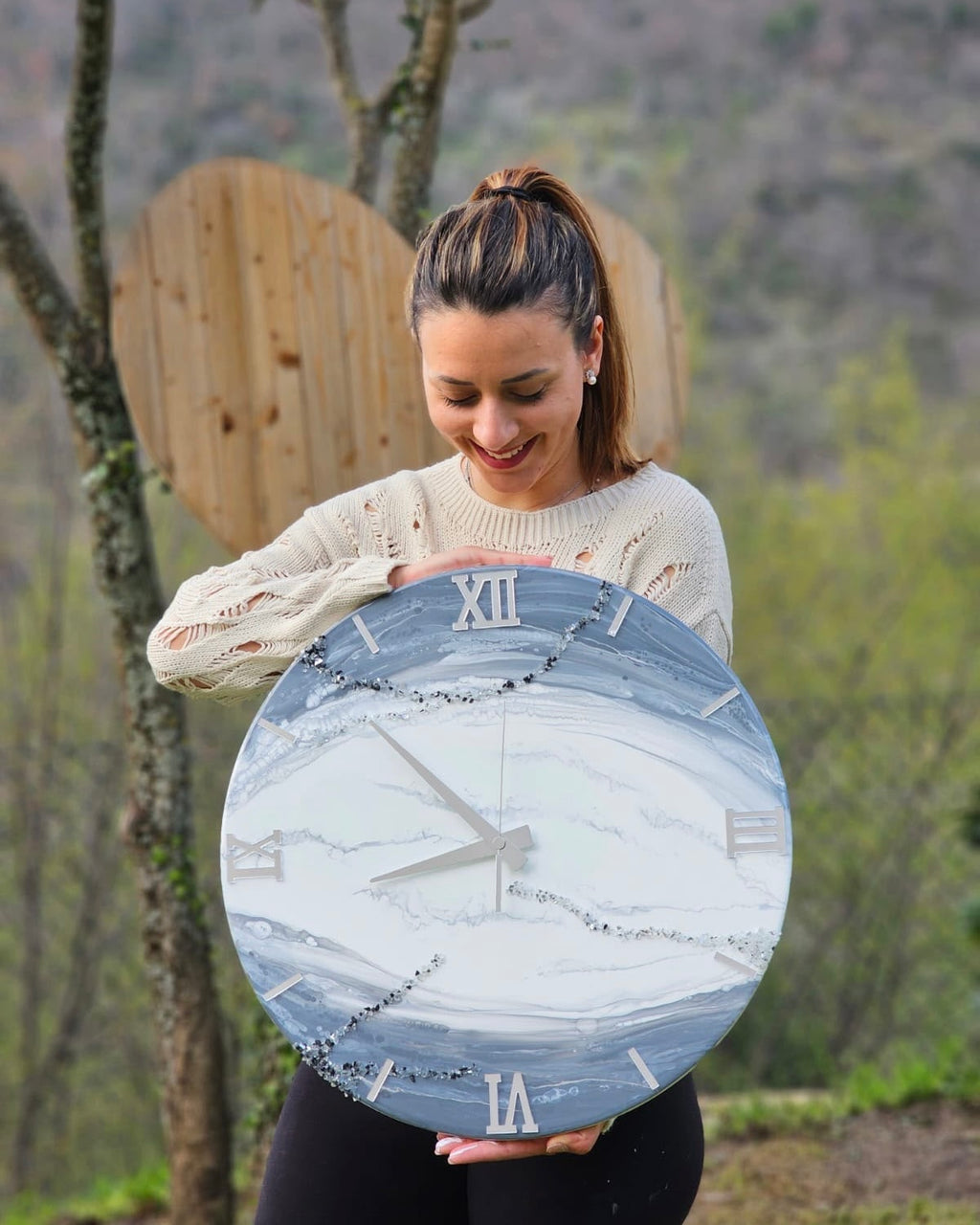 Orologio da parete in resina modello Arctic
