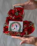 Bouquet in resina - Cuore grande