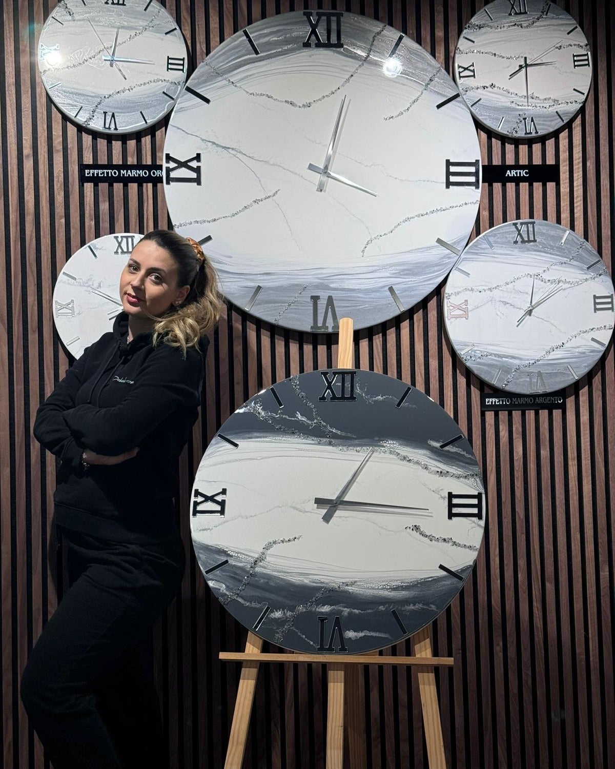 Orologio da parete in resina modello Arctic