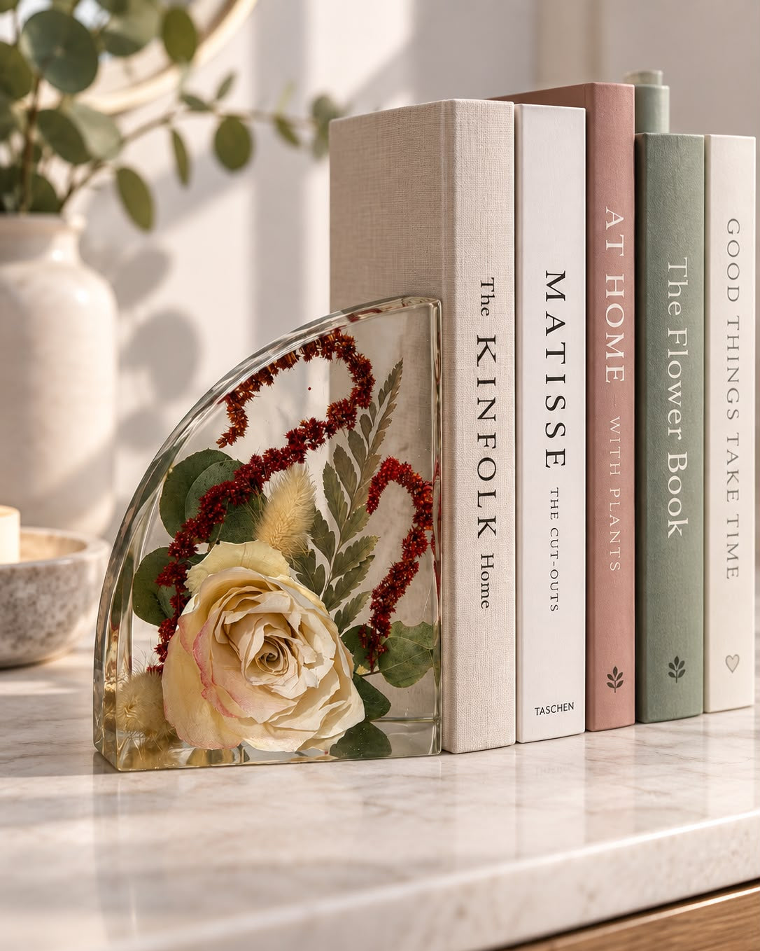 Bouquet in resina - Fermalibri