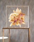 Bouquet in resina - Quadrato grande